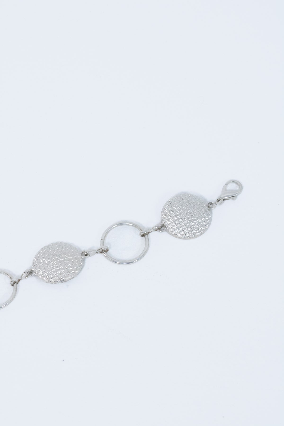 Cinto em Metal Aros Prata